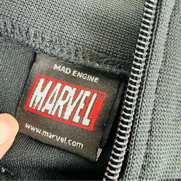 Marvel X-Men Zip Up Track Jacket Mens Superhero Graphic Black Y2K Size L - Picture 9 of 12